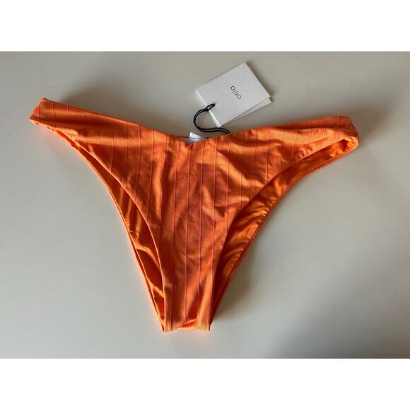 onia Chiara Bikini Bottom in Sunburst NWT Size Medium Orange - Picture 5 of 10